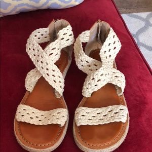 Woven sandals
